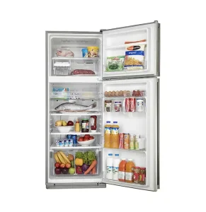 ⁦ثلاجة شارب نوفروست 450 لتر استانلس SJ-58C(ST)⁩ - الصورة ⁦2⁩