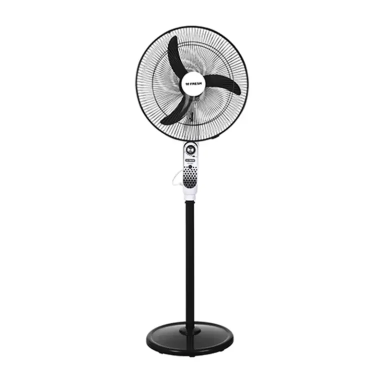 مروحة استاند فريش برايت 18 بوصة قابله للشحن لون ابيض 500018625