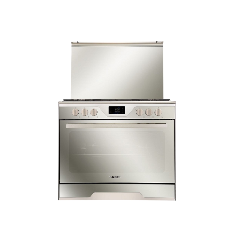 بوتاجاز فريش مودينا زجاج عاكس - 90 × 60 / 5 شعلة أستانلس ستيل