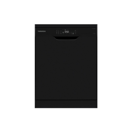 TORNADO Dishwasher 12 Person 60 cm Digital 8 Programs Black TDV-FN128CBK