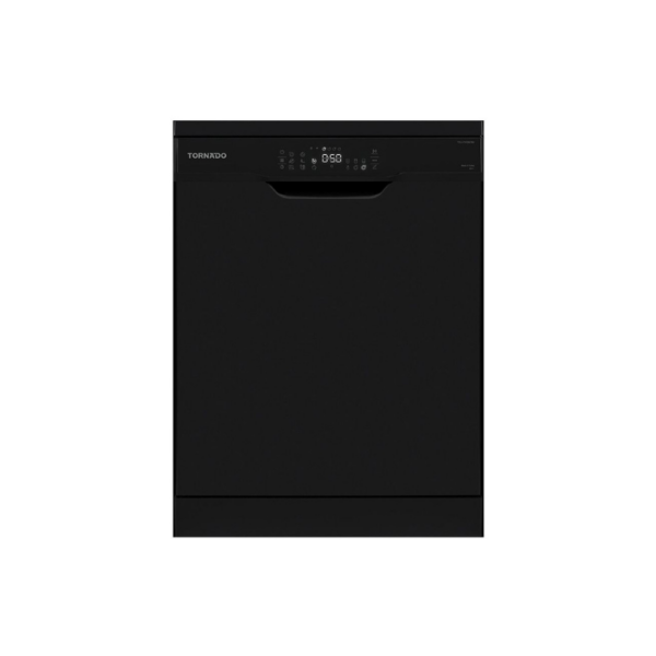 TORNADO Dishwasher 12 Person 60 cm Digital 8 Programs Black TDV-FN128CBK