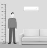 SHARP Split Air Conditioner 1.5 HP Cool Inverter Digital Plasmacluster White AH-XP12BME